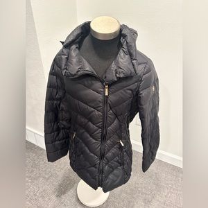 Black Michael Kors Down Coat Size Large
